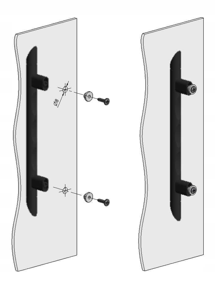 Tulejka do szkła 4mm z kołnierzem - 100szt Marka inna