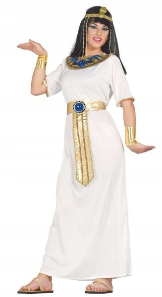 Kostým Bílá Cleopatra Kleopatry Egypťanka M