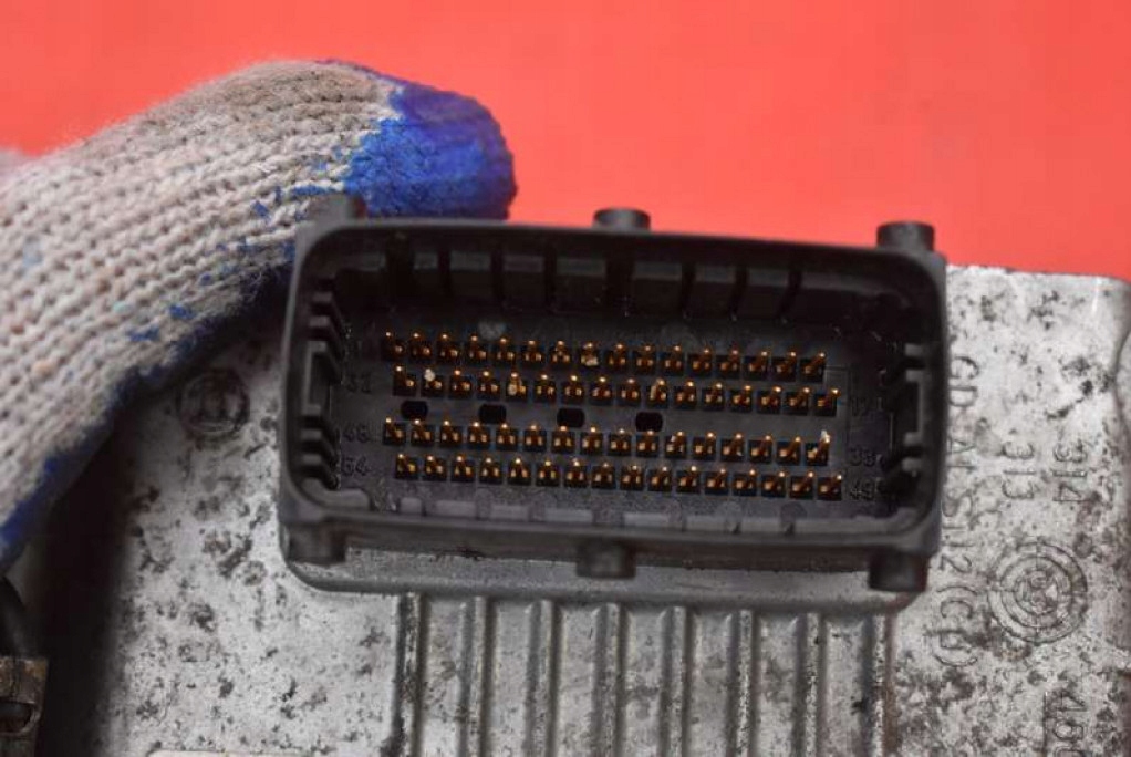 computer control unit of the engine 55350552SD OPEL CORSA 1.2 16V 75 KM 03-06