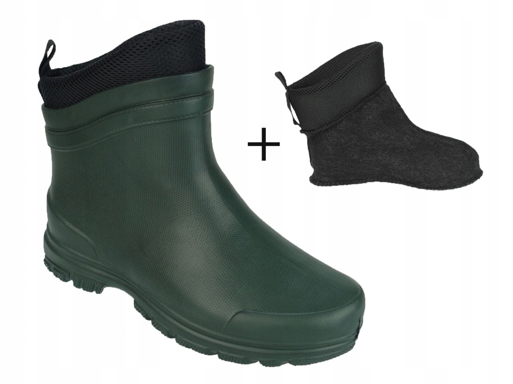 KRÓTKIE KALOSZE OCIEPLANE LEKKIE ZIMOWE MĘSKI Wysokość niskie