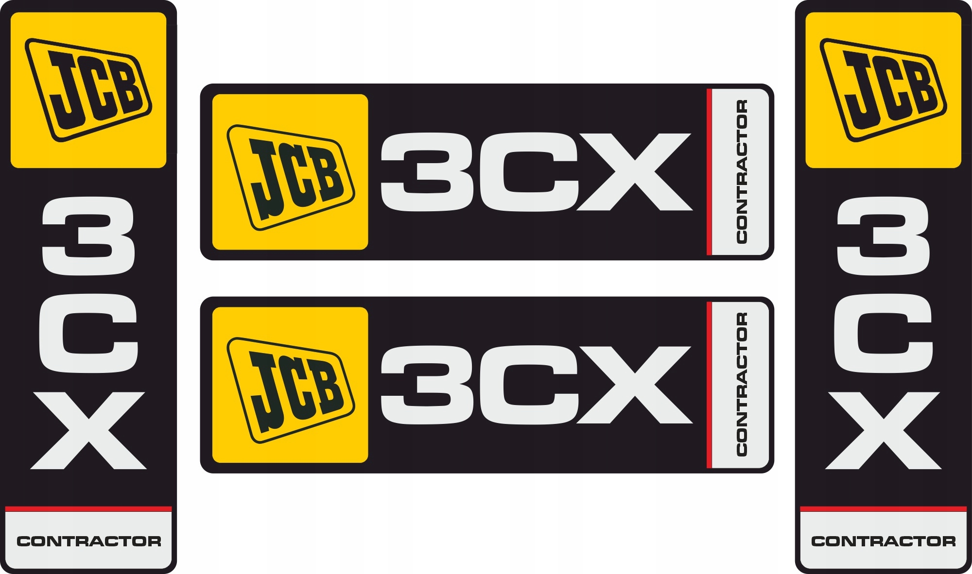 Samolepky Jcb 3CX Contractor