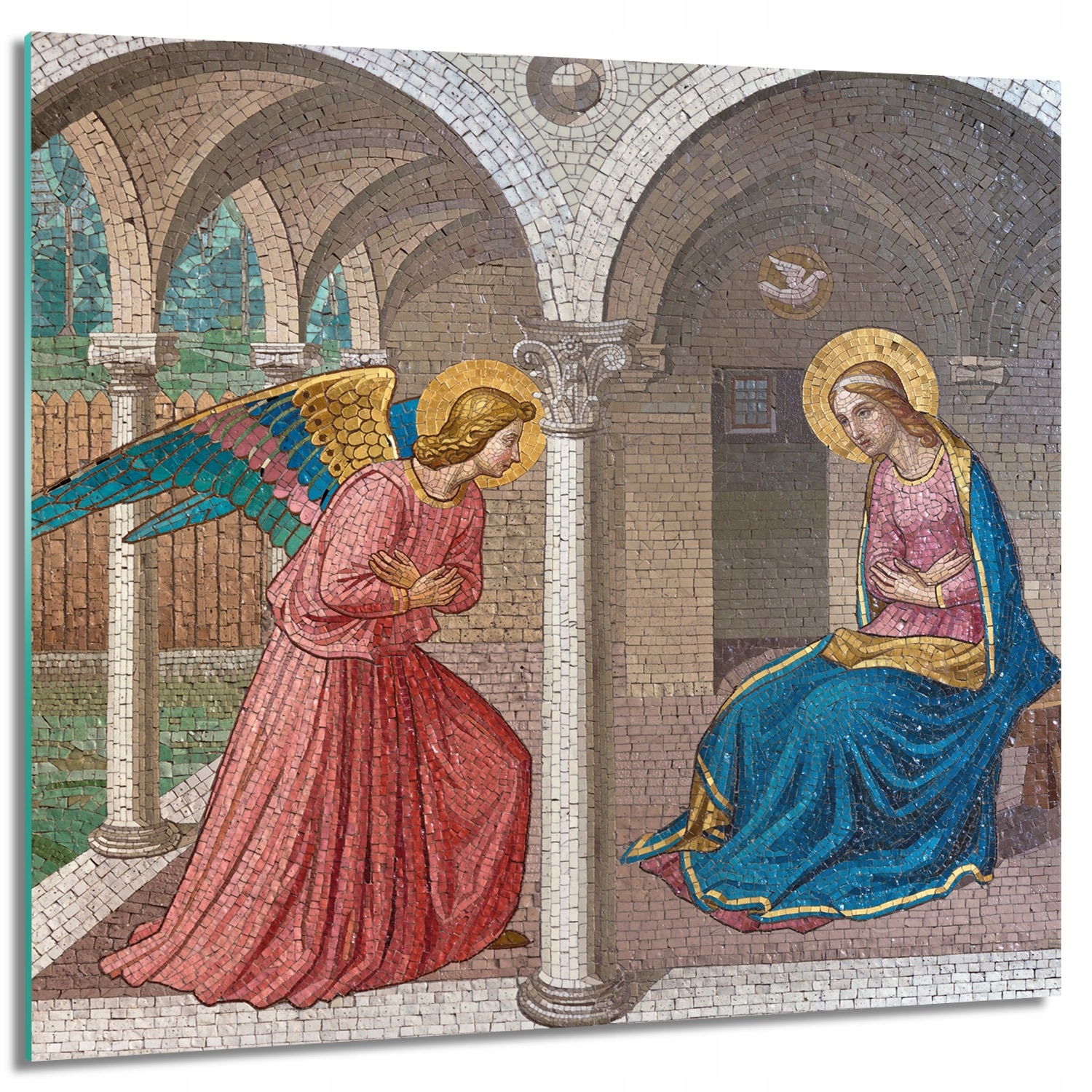 

Foto szklane na ścianę Zwiastowanie Maryja 60x60