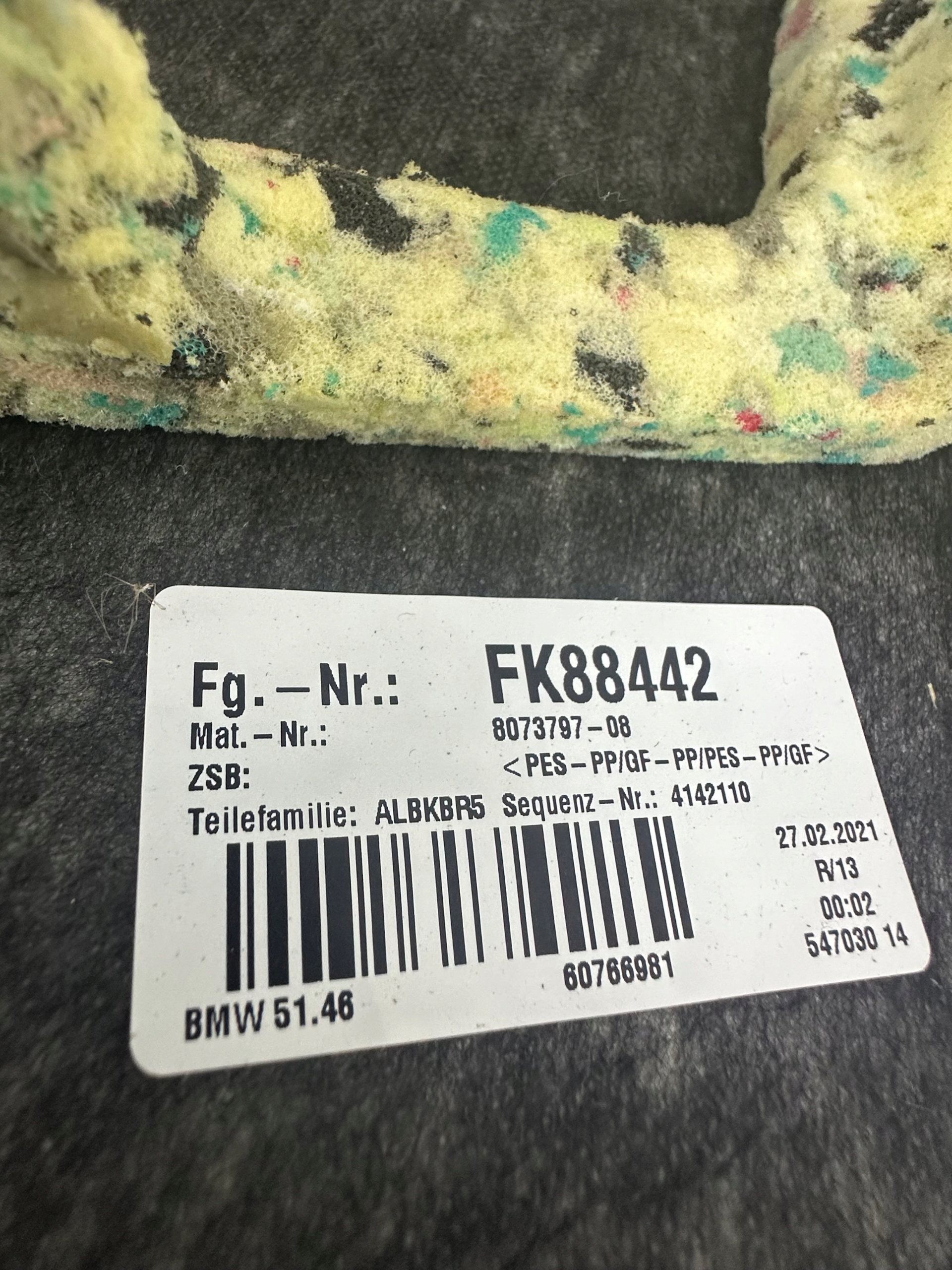 plato boot BMW 3 (G20, G28) 8073797 orginalana
