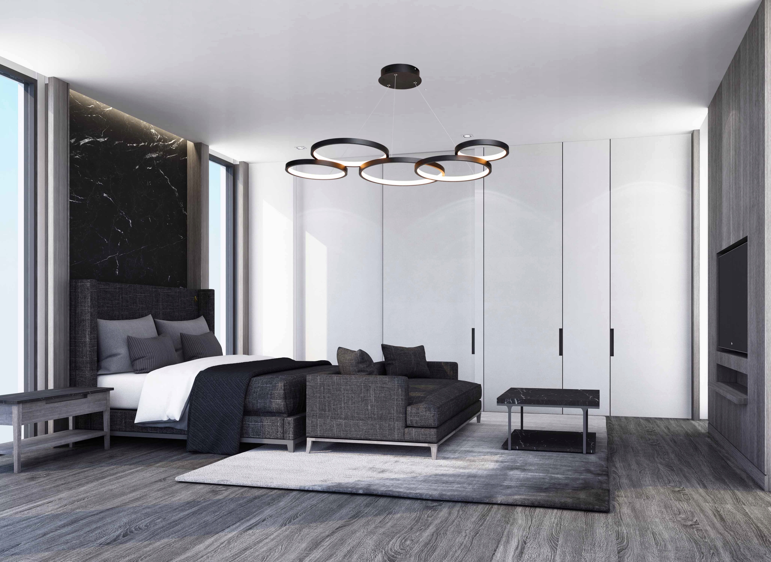 Lampa OSLO pilot okręgi ring żyrandol LED 92cmTuya Zasilanie sieciowe