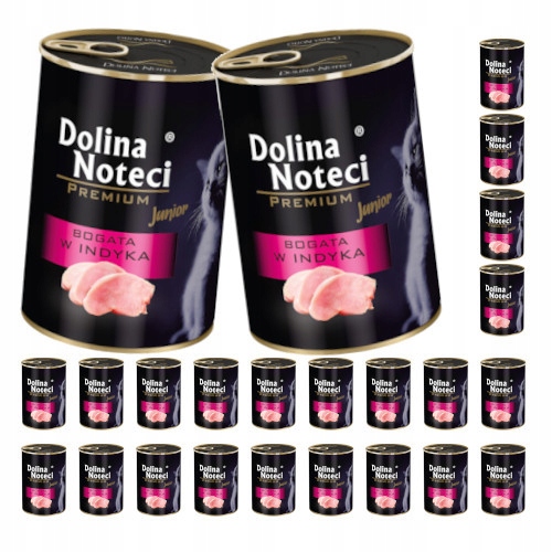 Dolina Noteci Premium Kot Junior bogata w Indyka 24x400g