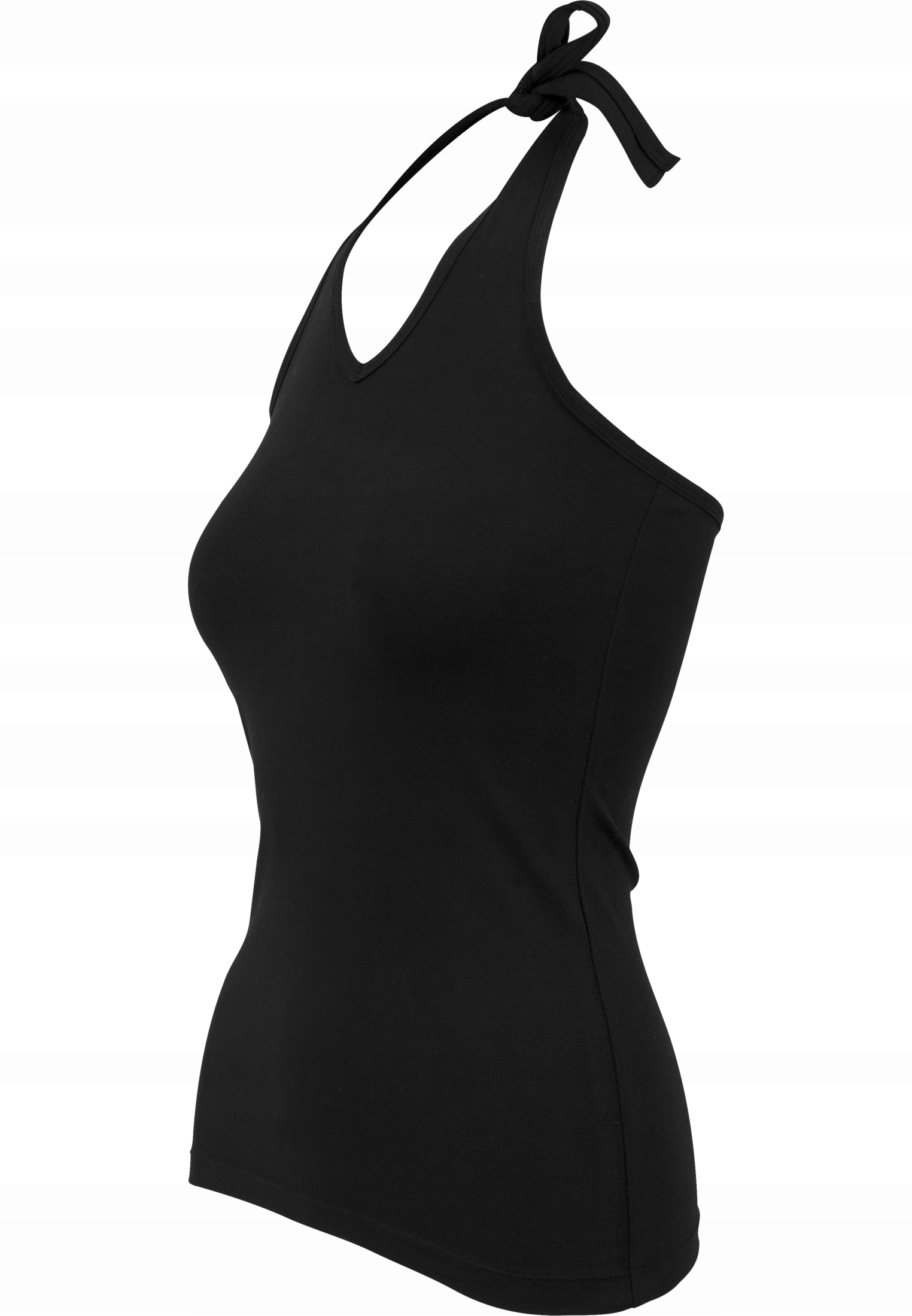 

czarna bluzka damska na imprezę wiązana na szyi