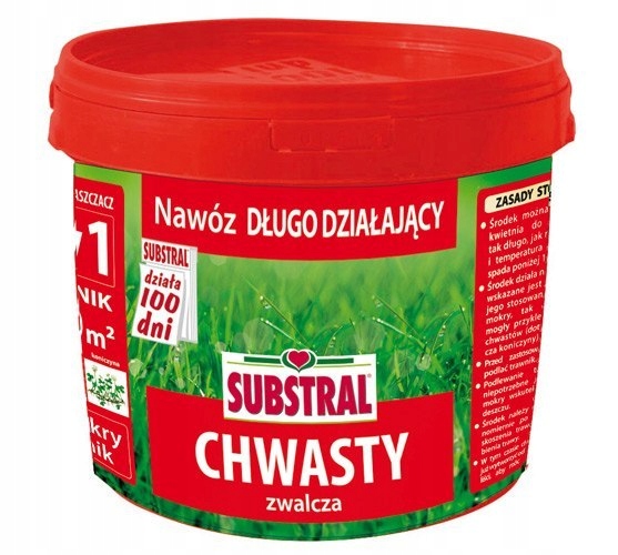 

Nawóz do Trawy Odchwaszczacz 100 Dni 5KG Substral