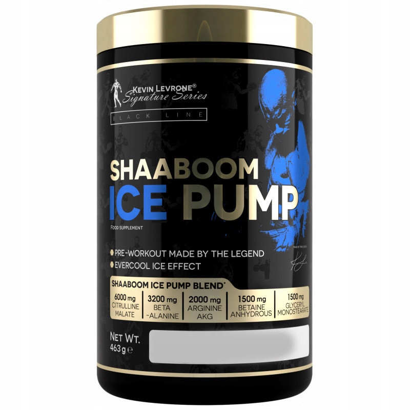 Kevin Levrone Shaaboom Ice Pump 463g Odolnost Síla Energie Čerpadlo