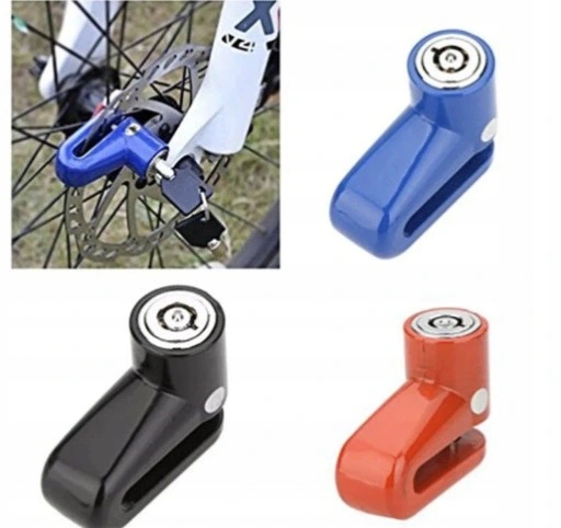 ZAPIĘCIE BLOKADA DO KOŁA TARCZY HAMULCOWA ROWEROWA NA MOTOR ROWER SKUTER Producent inny