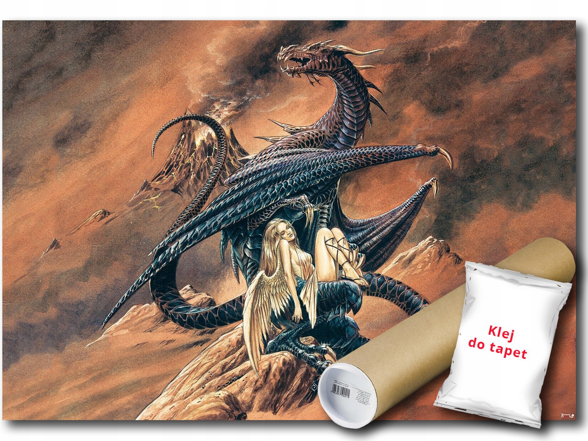 Fototapeta Flizelina Alchemy Anjel Drak 312x219