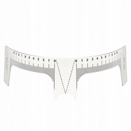 

Elastyczna miarka linijka plastikowa do brwi Henna