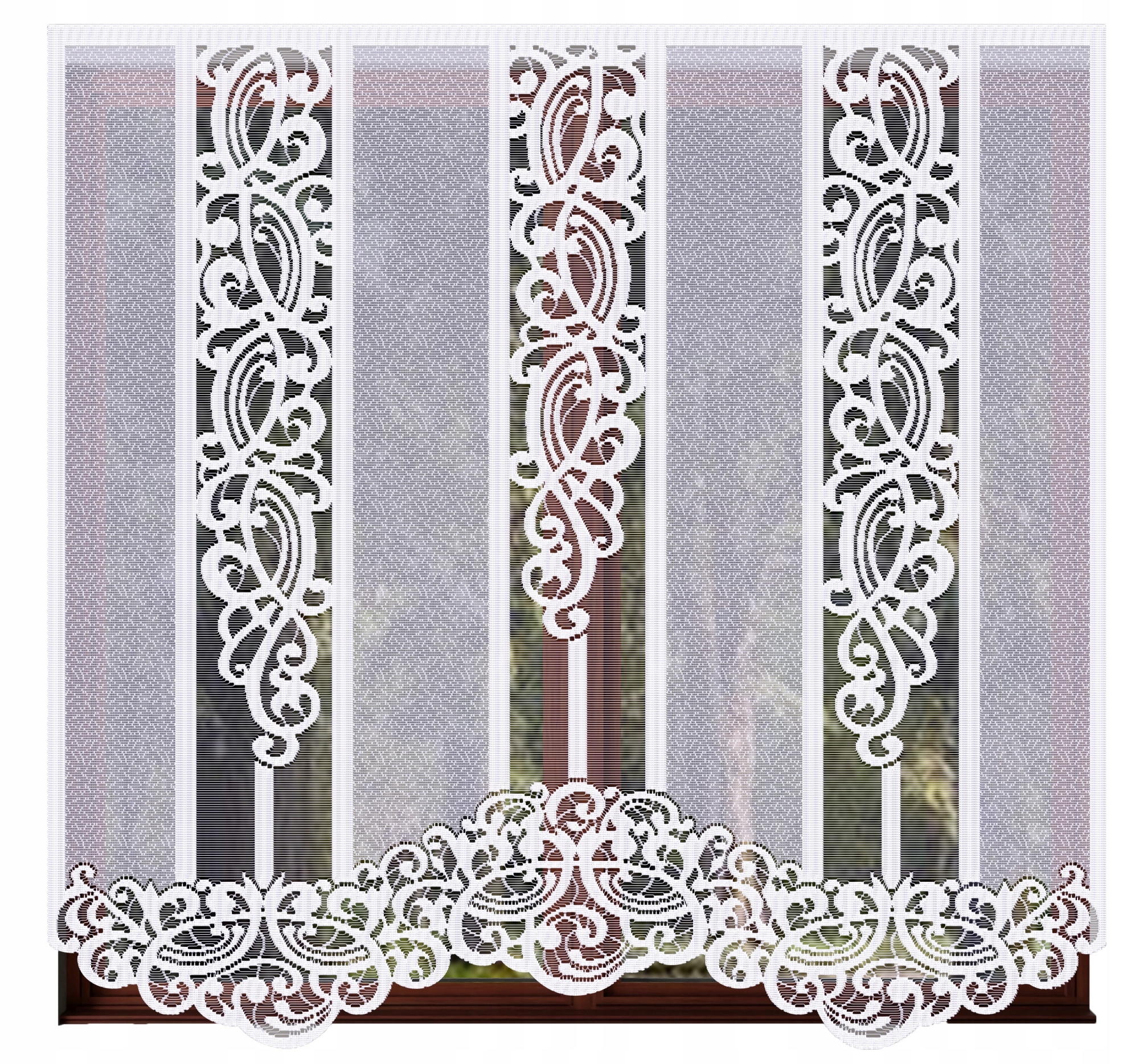 

Panel Ażur Firana Gotowa Żakardowa 121x121 Portos
