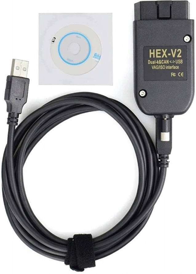 Interfejs Diagnostyczny HEX-2 Vcds 25.3. Vw Audi Skoda Seat 1996-2022