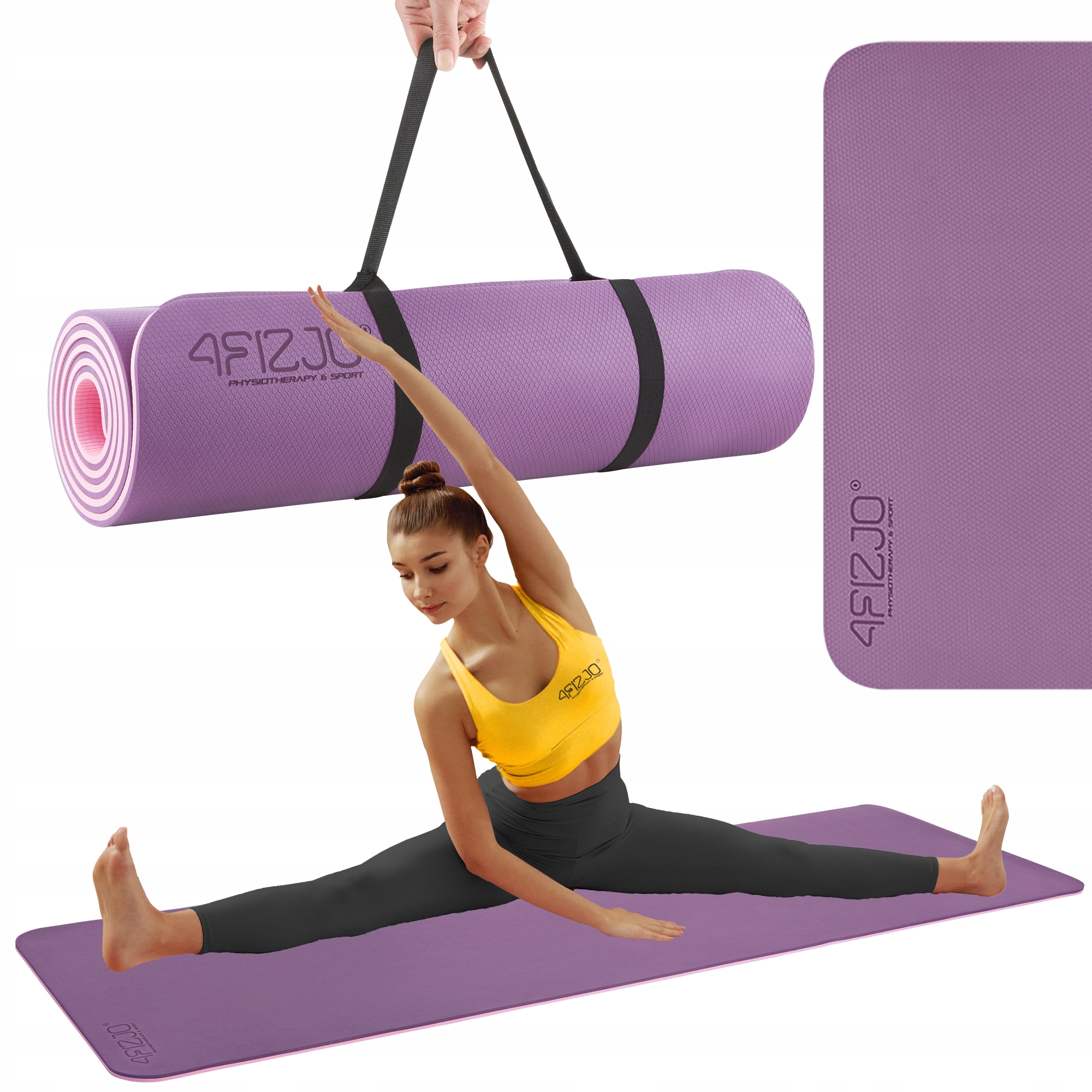 

Gruba Mata Do Ćwiczeń Tpe Joga Fitness 1CM 4FIZJO