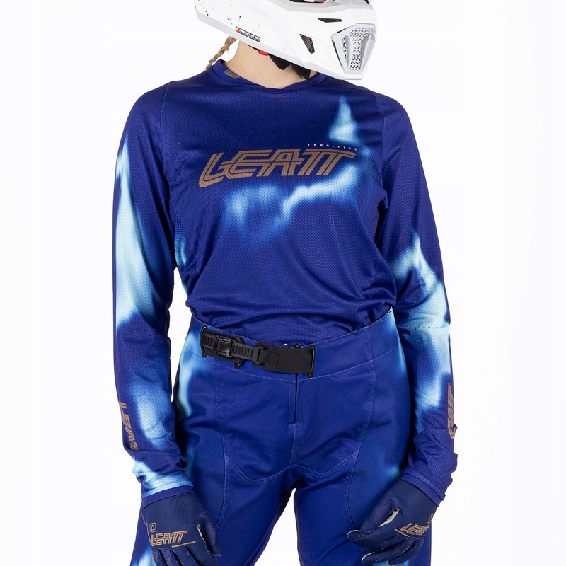 Dámska Offroadová Mikina Leatt Moto 4.5 Lite Deep Blue XL