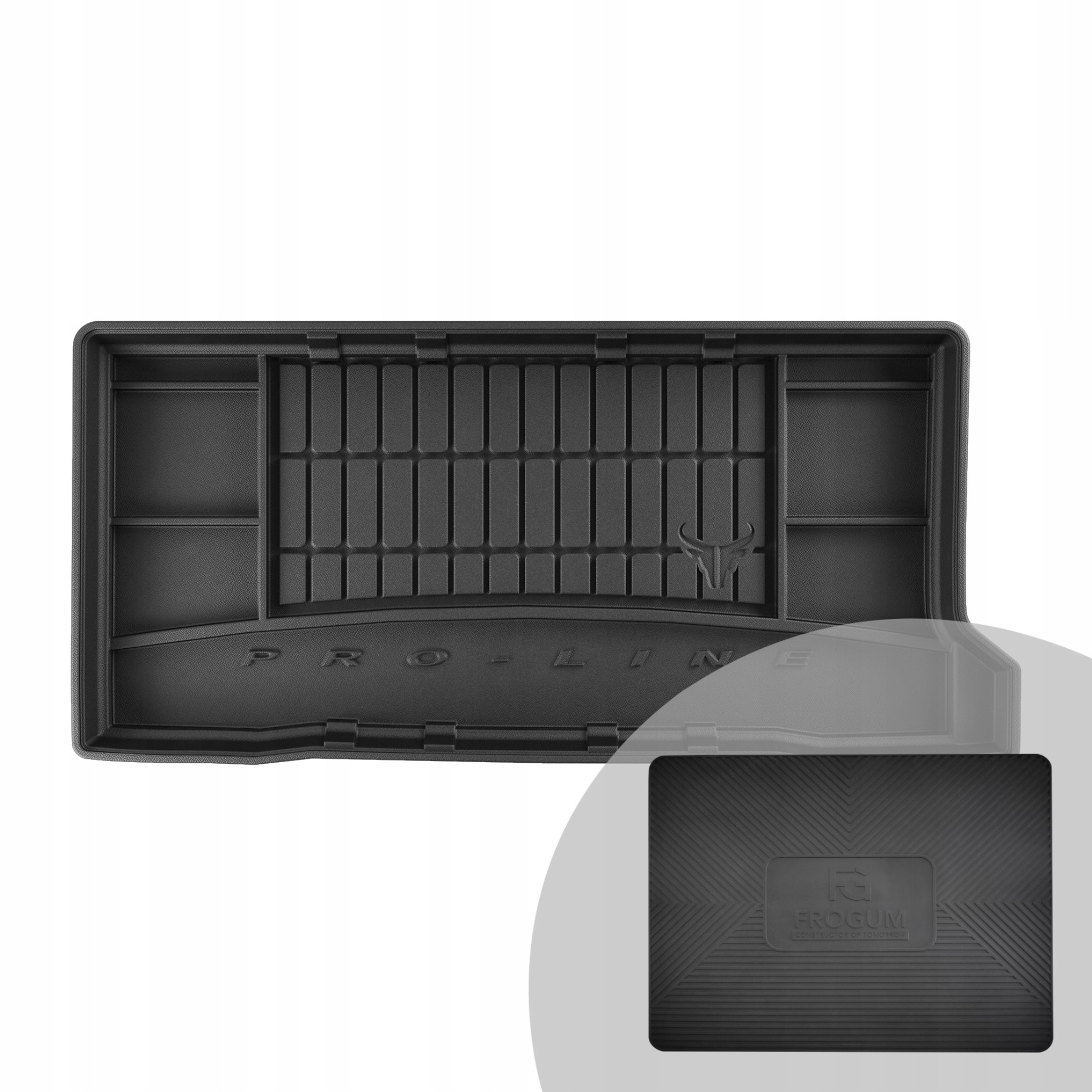 Frogum Gumová rohož do kufru 3D pro Fiat 500 od roku 2007