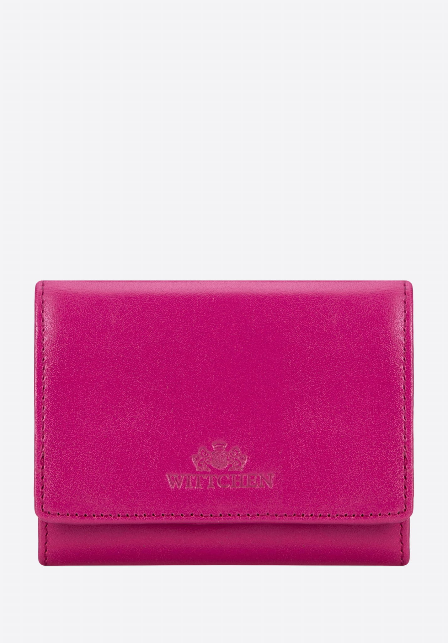 Fuchsiová kožená peněženka Wittchen 14-1-070-PL střední velikosti