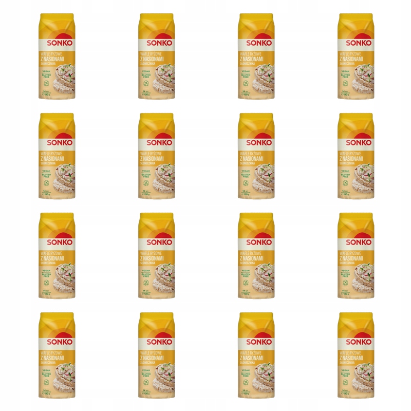 Sonko. Rýžové oplatky se slunečnicí 130 g. X16