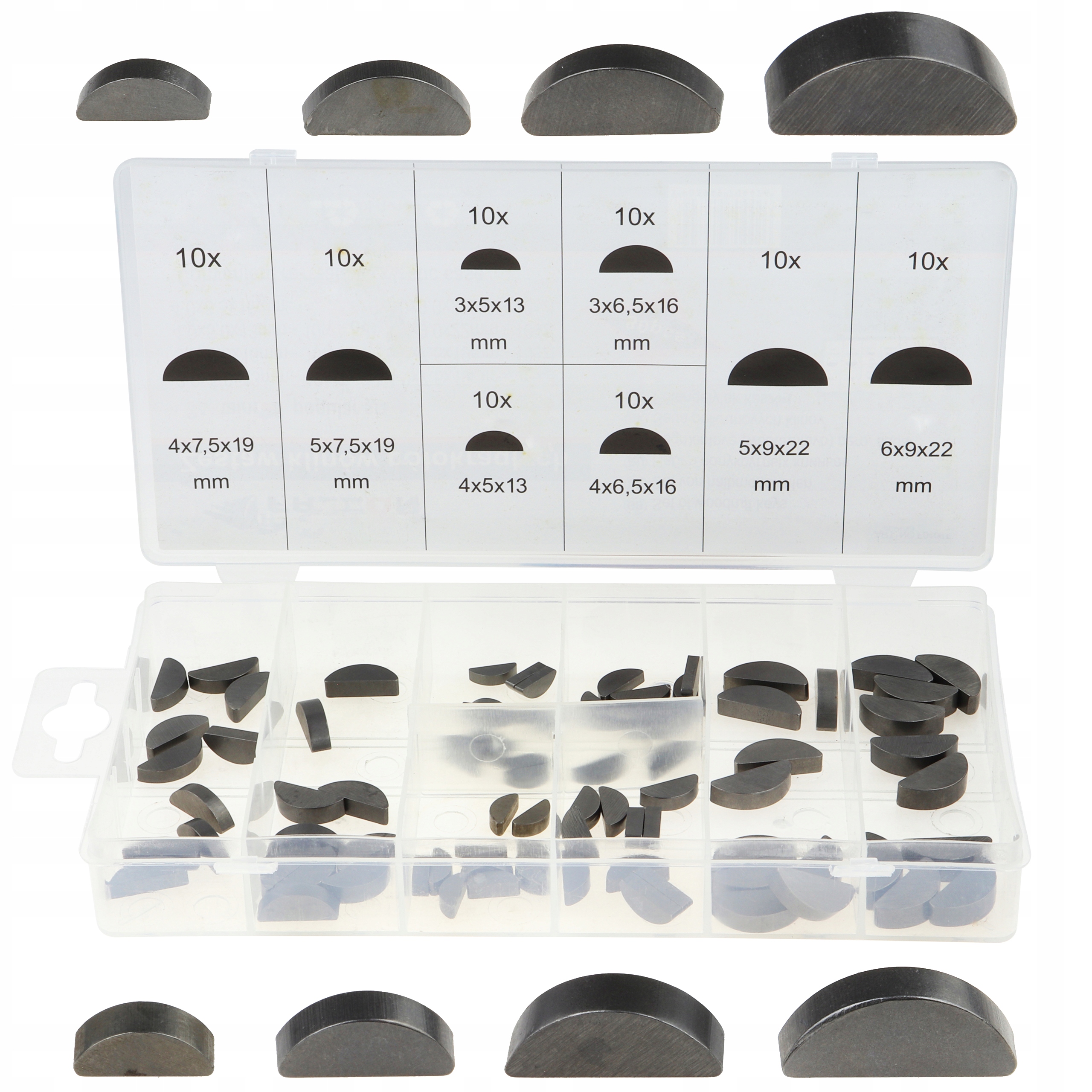 ZESTAW KLINÓW CZUŁENKOWE PÓŁOKRĄGŁYCH CZÓŁENKOWYCH