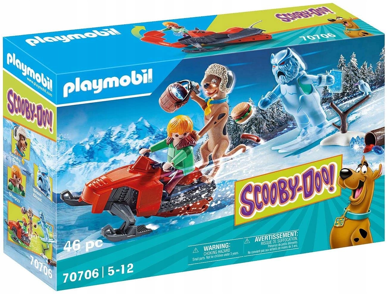 PLAYMOBIL SCOOBY DOO DOBRODRUŽSTVO SNOW GHOST 70706