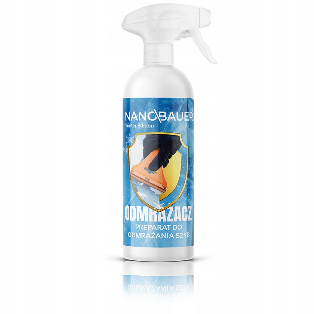 Błyskawiczny Płyn Odmrażacz do szyb samochodowych Nanobauer 750ml -70°C