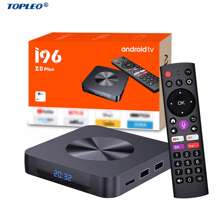 Tv set-top box Android Topleo i96 Z8 Plus 12 4K 8K certifikovaný Smart Iptv