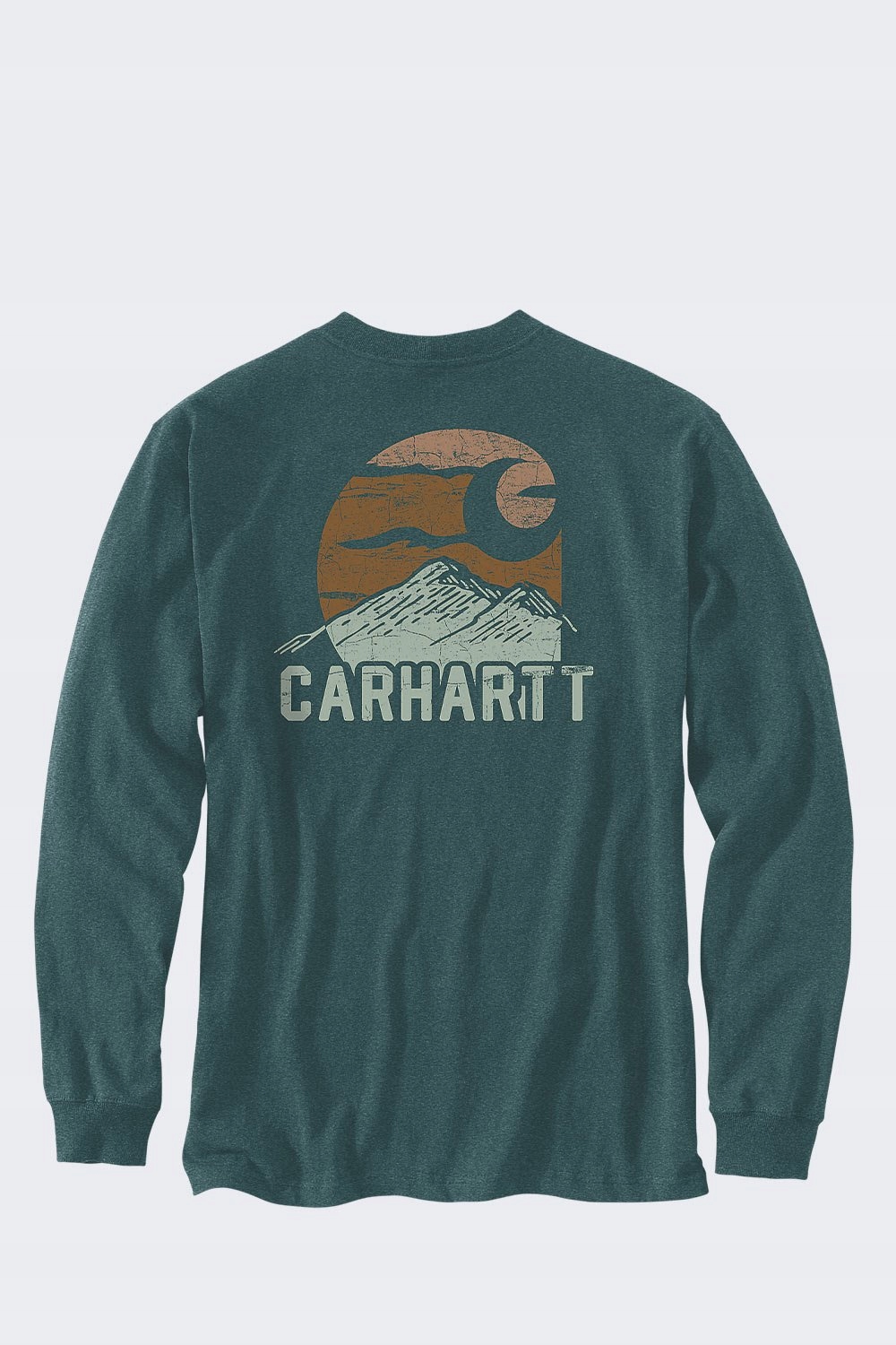 Tričko Carhartt Moutain Graphic Ls GrenStone