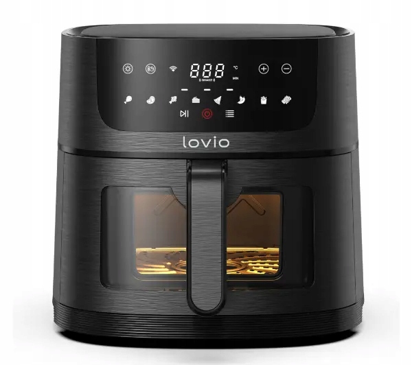 Lovio Home LVAF002BK 1500W 6l Aplikacja mobilna