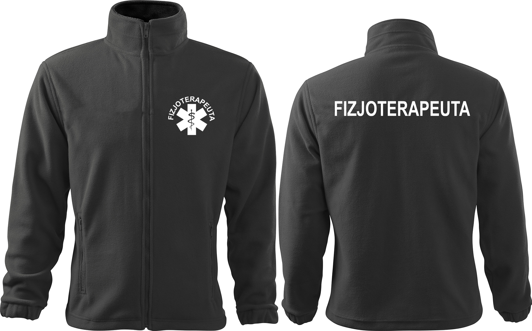 

Polar medyczny Haft Fizjoterapeuta męski XXL szary