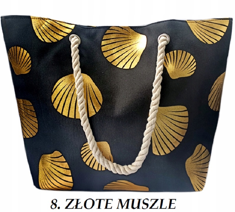 TORBA PLAŻOWA MIEJSKA SHOPPER NA PLAŻĘ NA ZAKUPY Liczba kieszeni 1