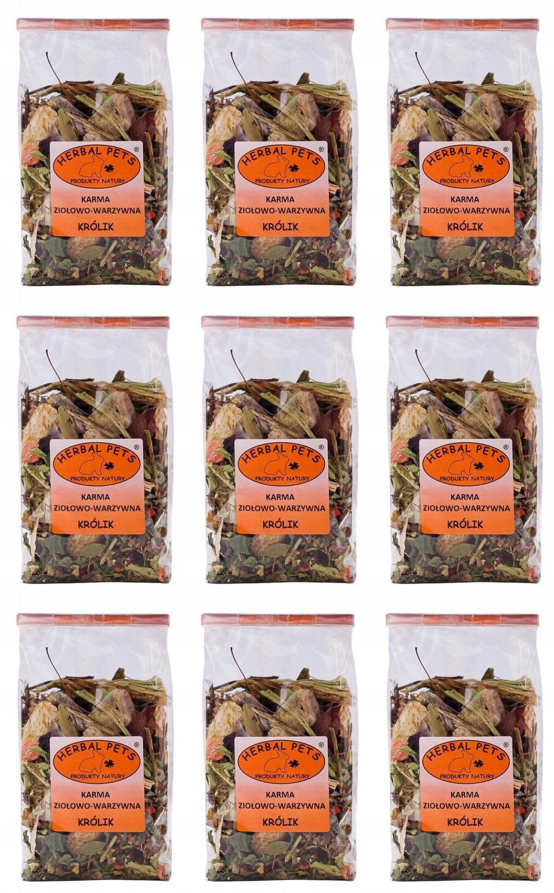 Levně Herbal Pets Krmivo bylinkovo-zeleninový králík 9x150 g