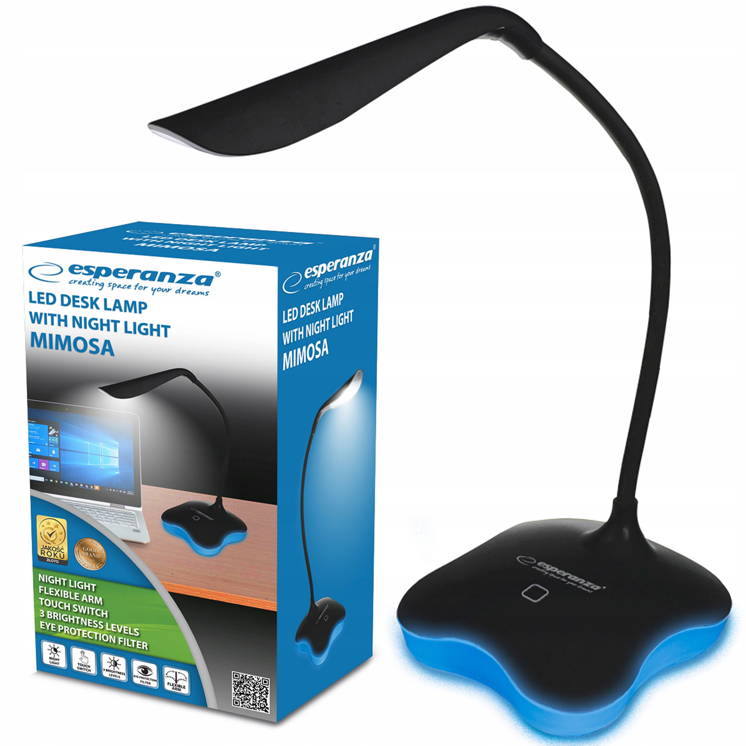 

Lampka Biurkowa Led Stołowa Nocna Szkolna Dotykowa