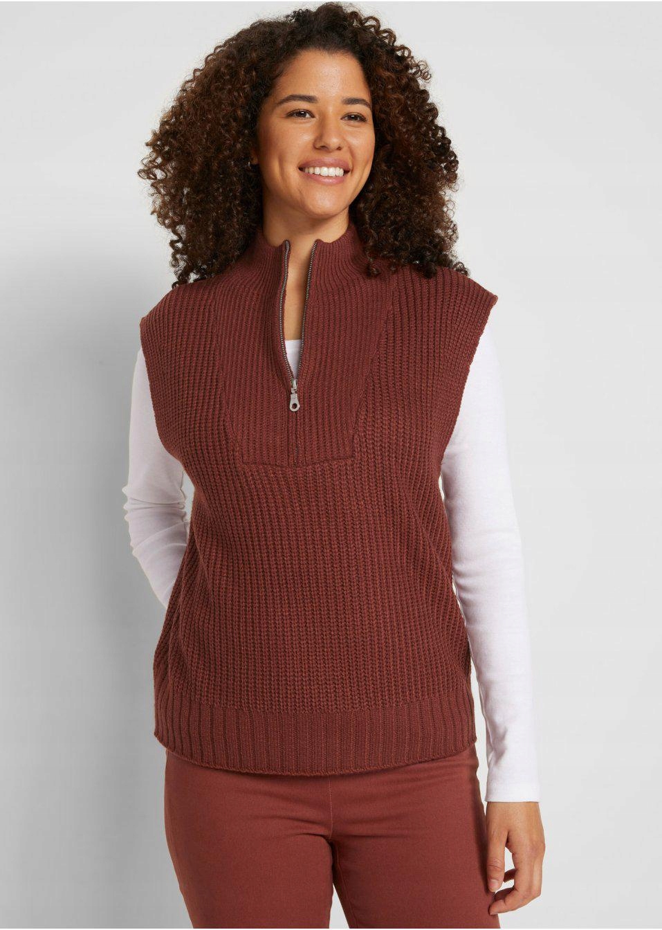 48 Bonprix KAMIZELKA ZE STÓJKĄ Rozmiar 48