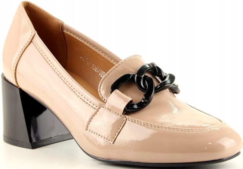 Elegantní Lodičky Na Podpatku, Dámské Béžové Boty