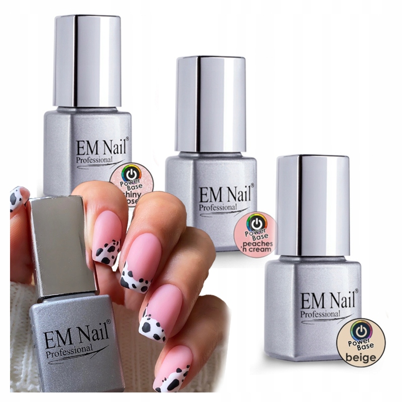

Em Nail 3x Baza Power Base Hybryda 6ml