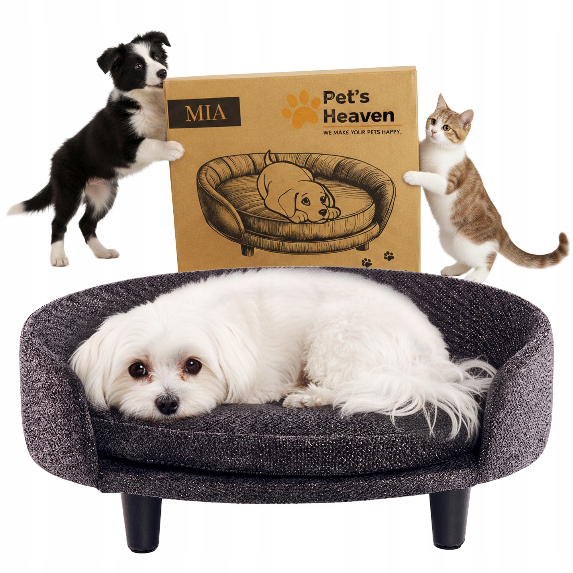 Pelíšek pro psa a kočku, pohovka, potah lehátko pro malé děti o velikosti 53 cm