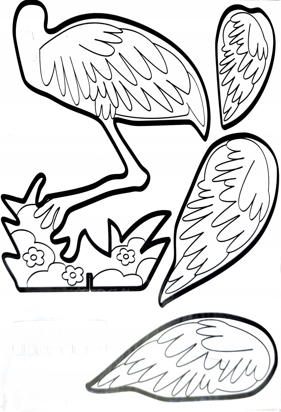 PUZZLE 3D FLAMING DO KOLOROWANIA MODEL ZRÓB TO SAM ZESTAW KREATYWNY DIY Kod producenta 3012179