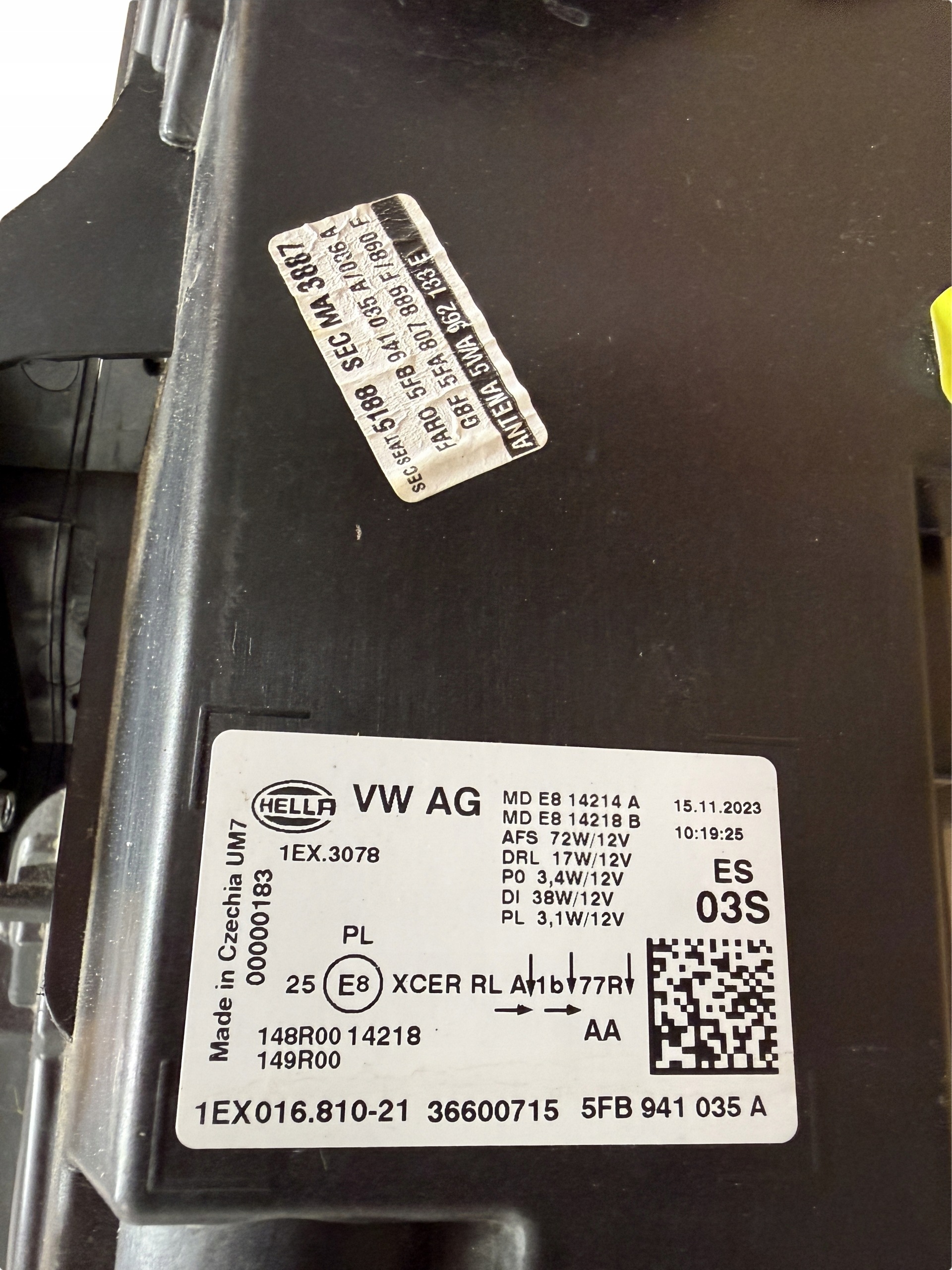 CUPRA LEON IV 5FB LIFT lights MATRIX 5FB941036A