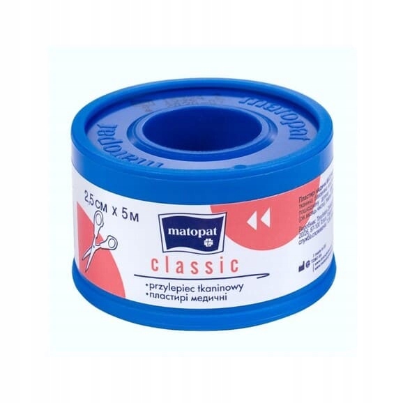 

Przylepiec tkaninowy plaster na rolce 2,5cm