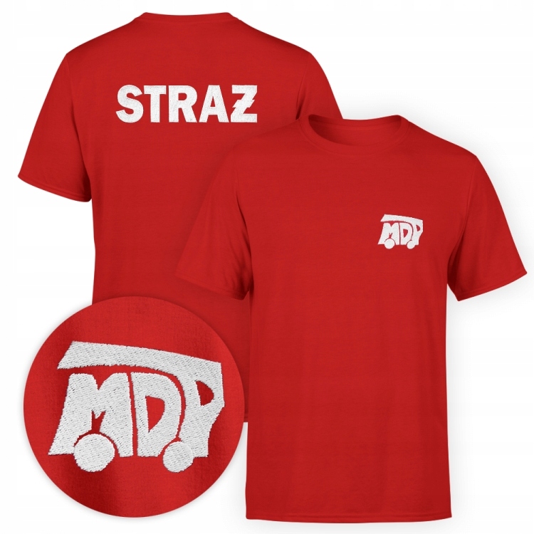 

S01- Xs / Koszulka Mdp haft czerwona straż pożarna