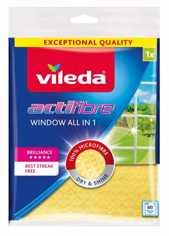 

Ścierka Okienna Actifibre Do Szyb Vileda 36x32cm