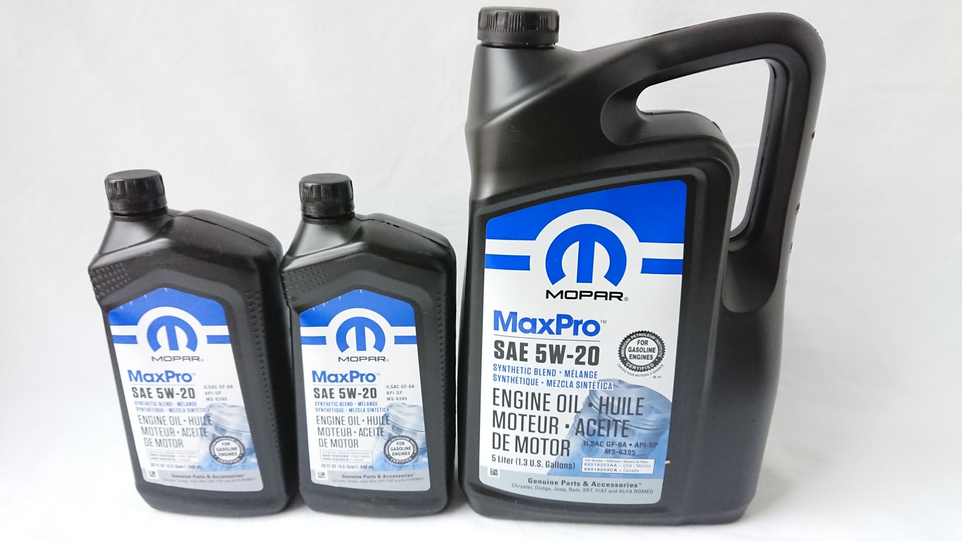 OLEJ MOPAR MAX PRO 5W20 7L SYNTETYK Rodzaj syntetyczne