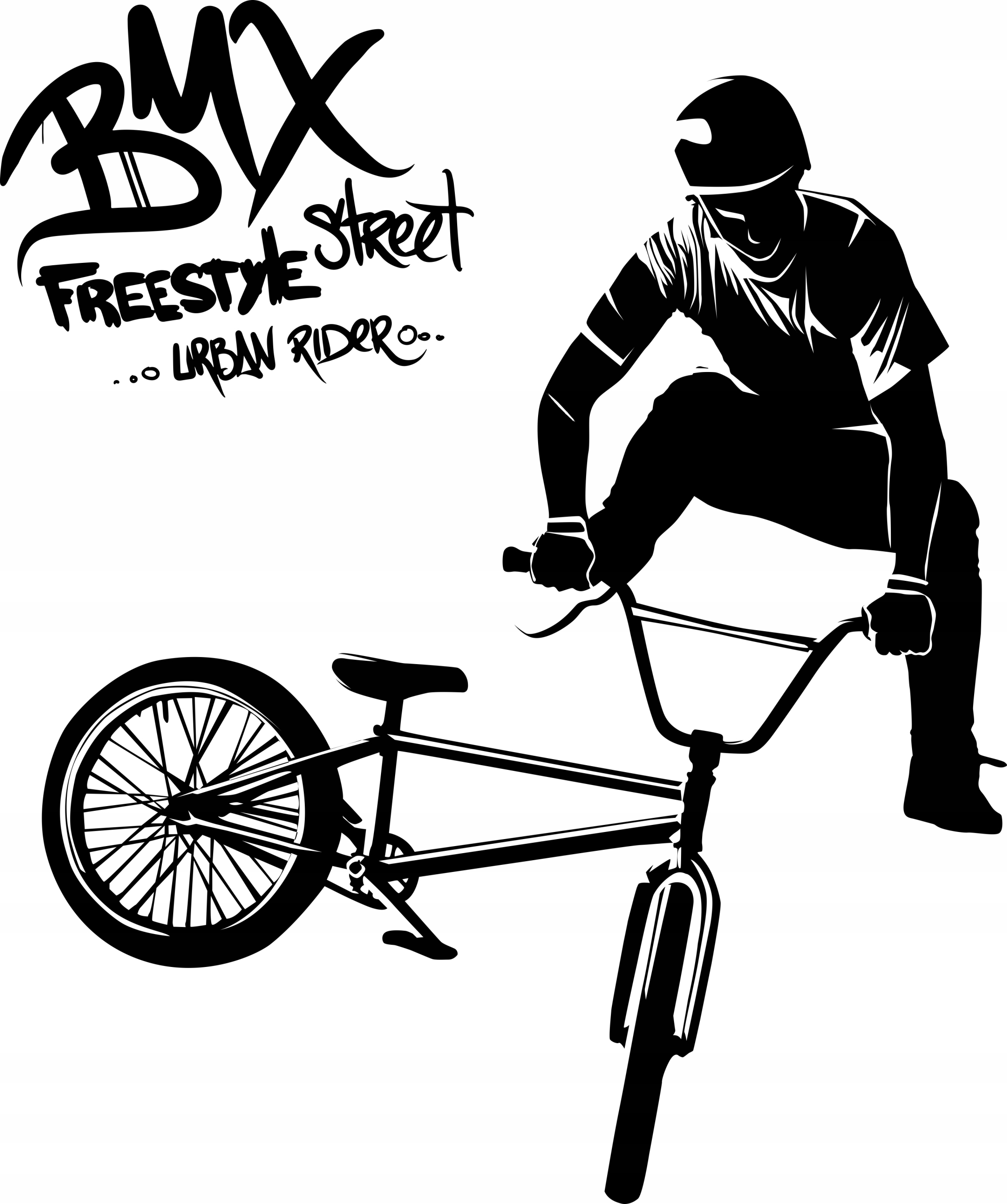 

Naklejki ścienne dla chłopców Bmx Rower Sport