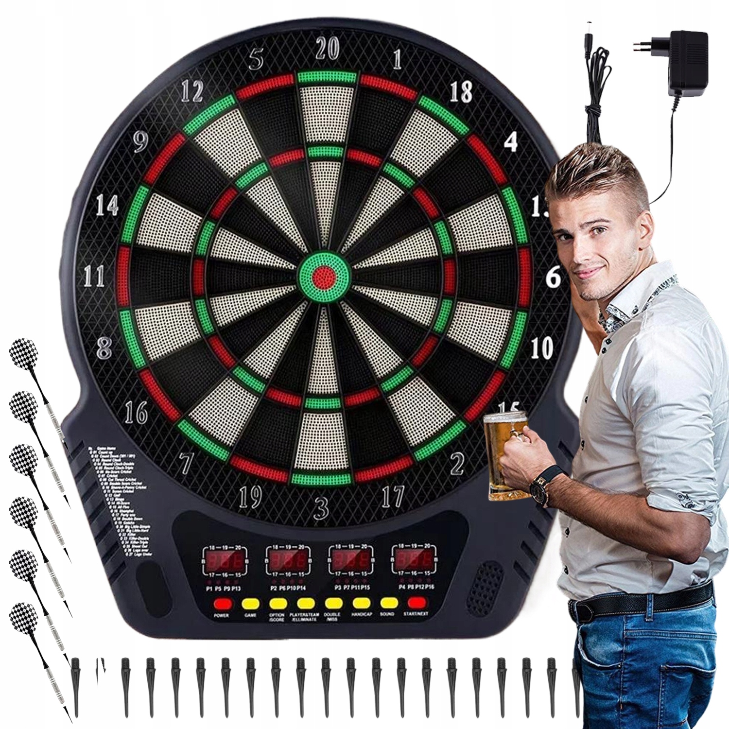 LCD Elektronický Štít, Automatické Výpočty Výsledků Pro Týmy