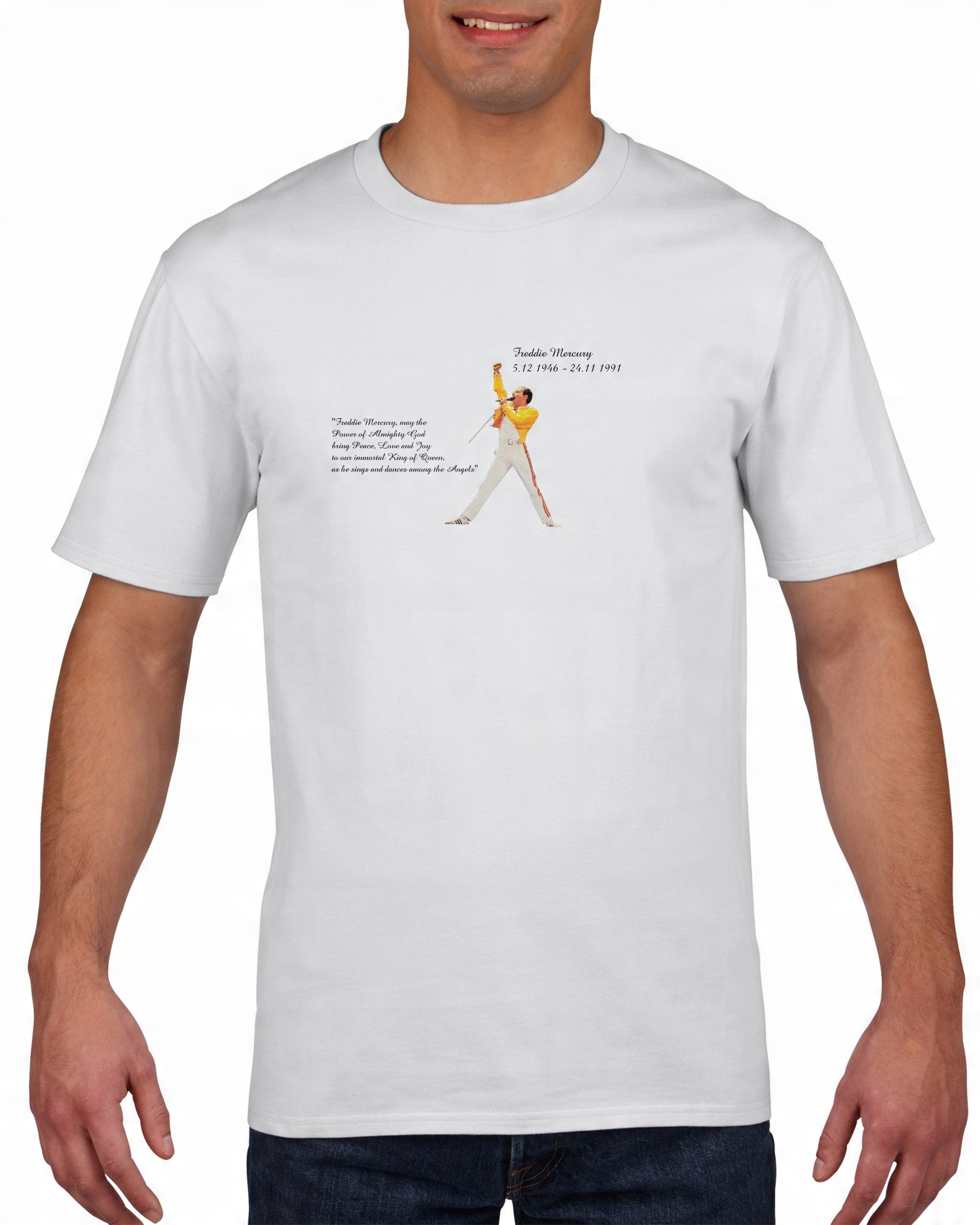 

Koszulka męska Queen Freddy Mercury XXL