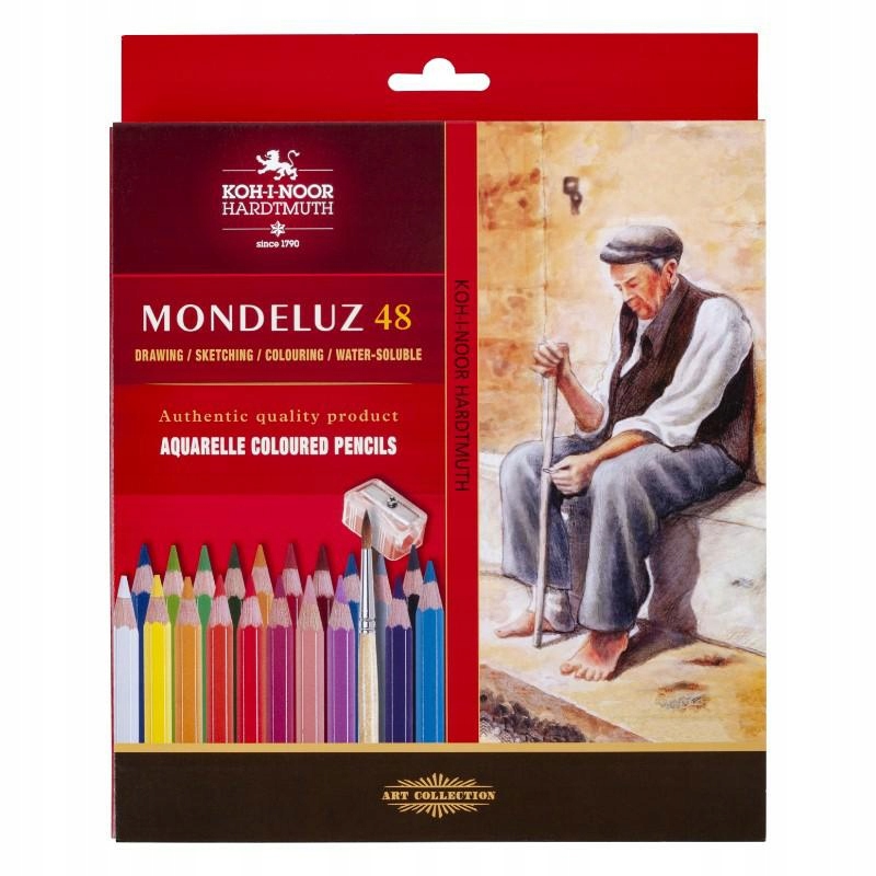 Pastelky Mondeluz štěteček 48 kol 3713/3 Akvarijní koh-i-noor
