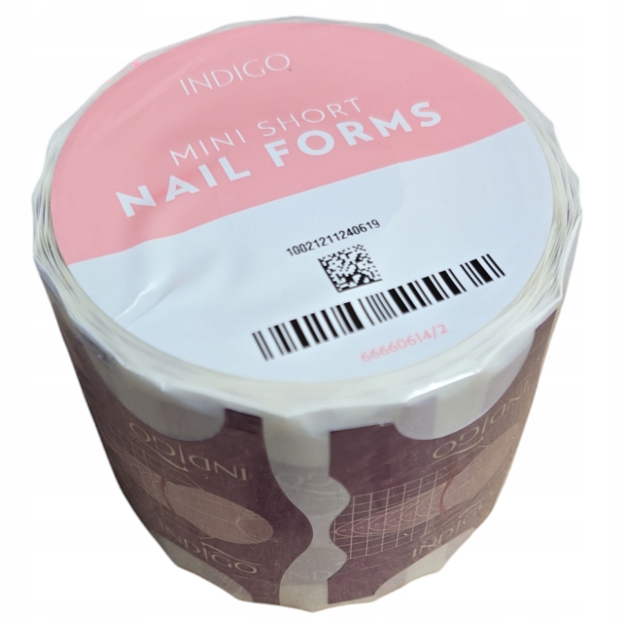 Indigo mini šablony 500 ks, krátké formy na prodlužování nehtů