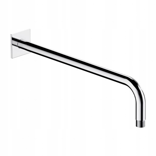 Stenové Sprchové Rameno Štvorcové, Chróm 40 CM