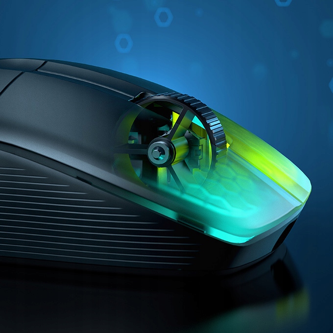 ROCCAT MYSZKA GAMINGOWA BEZPRZEWODOWA Kone Pro Air Rozdzielczość myszy 19000 dpi