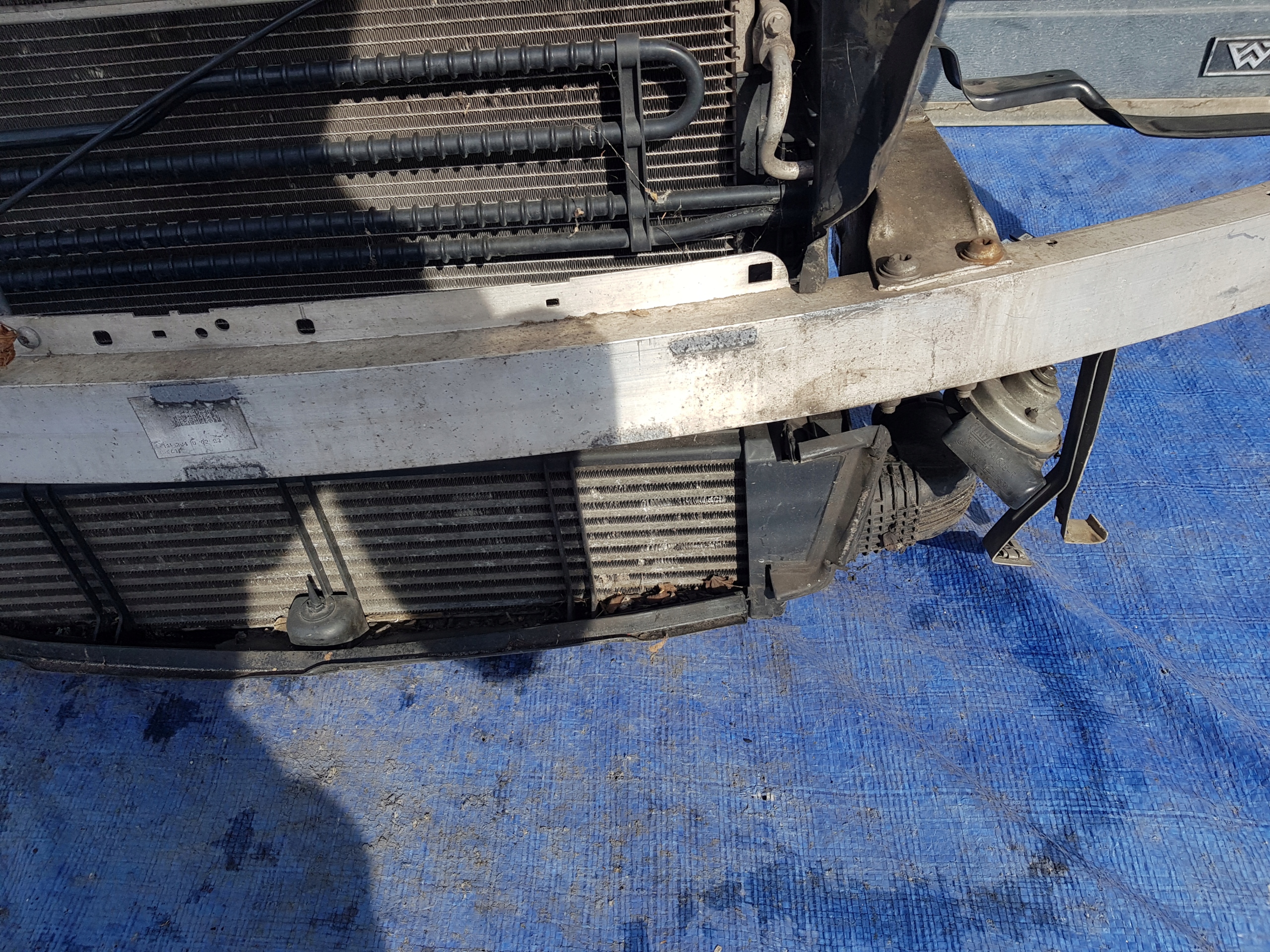 support panel for radiators radiator MERCEDES W204 2.2 CDI 651 AUTOMAT
